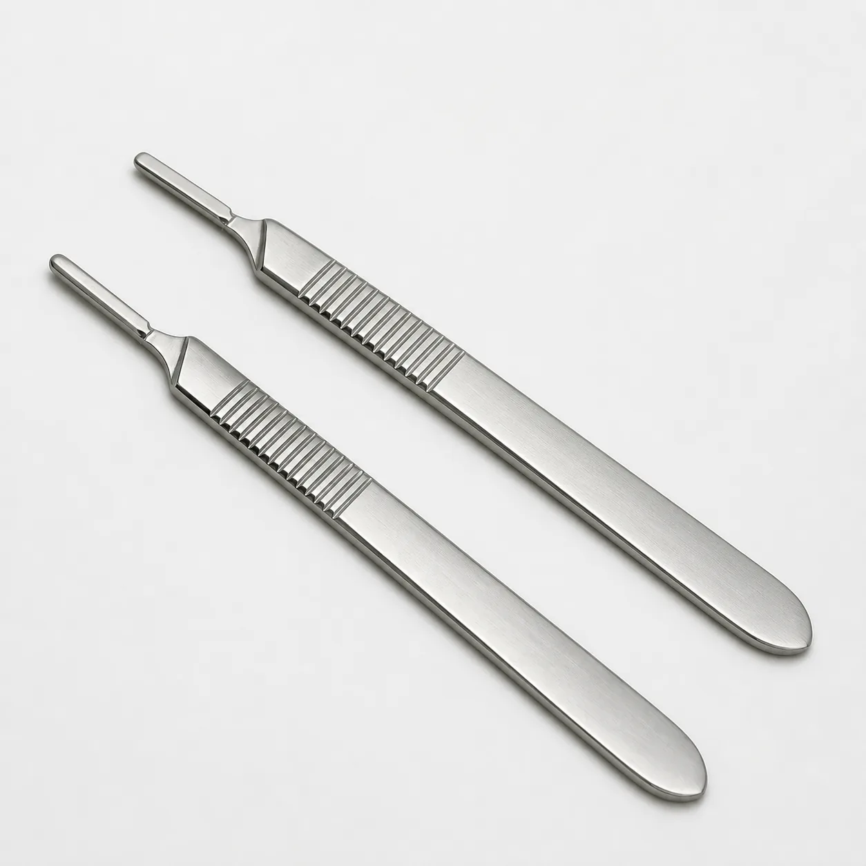 Cabos de bisturi em aço inox para lâminas nº 3 e nº 4