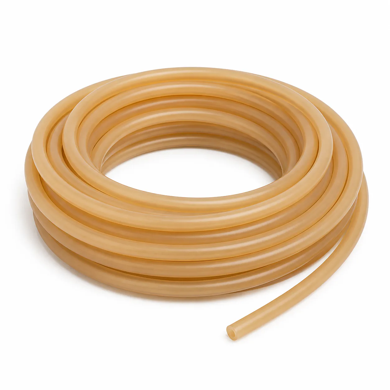 Tubo de látex nº 200 enrolado, sem marca